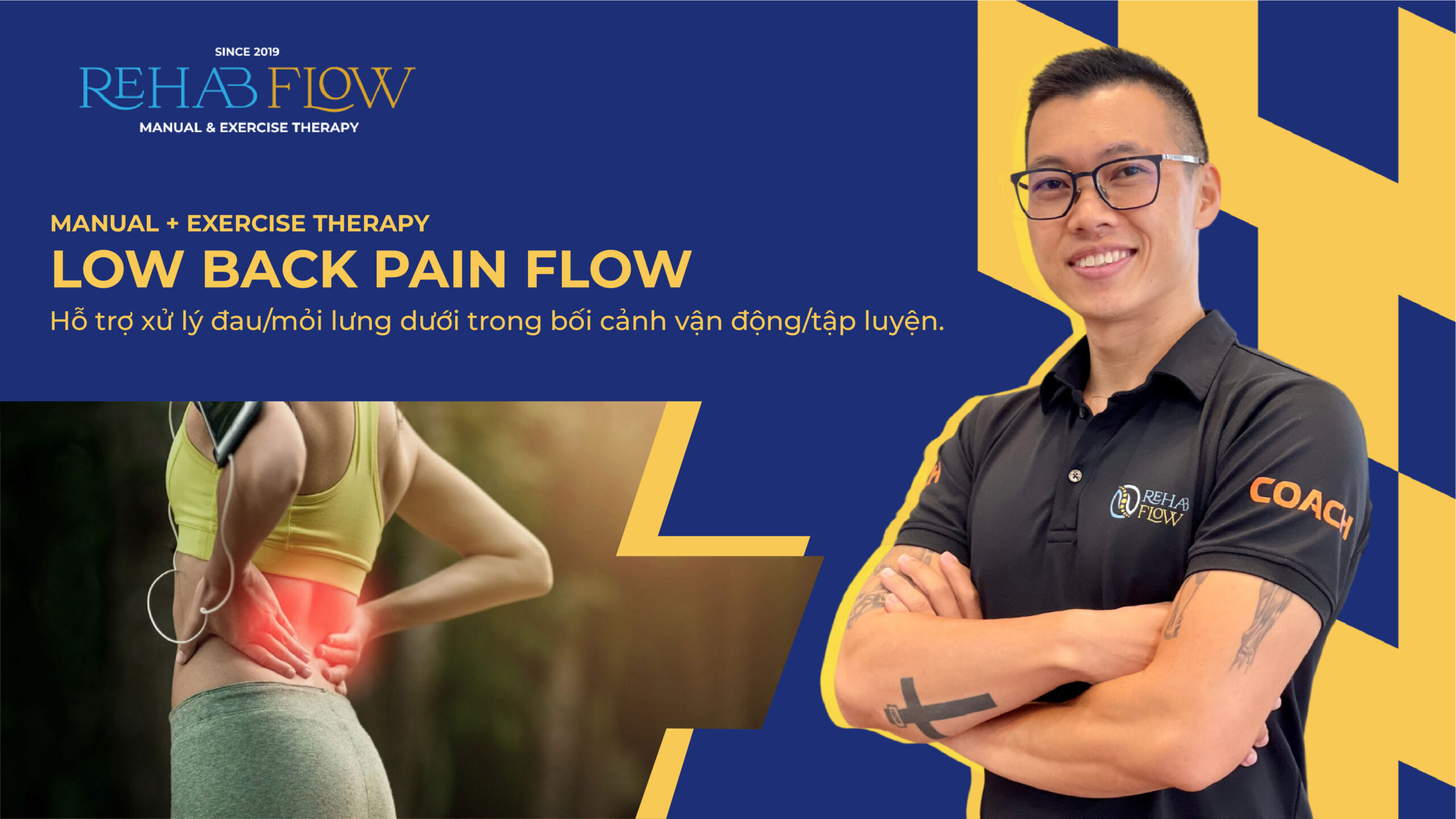 Khóa học LOW BACK PAIN FLOW – MANUAL + EXERCISE THERAPY